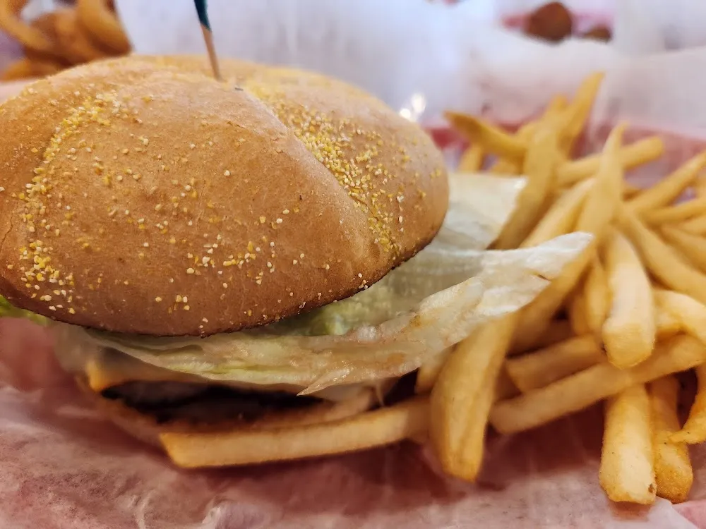 Kayak Burger and Fries